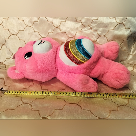 Cheer Bear Care Bear Metallica Rainbow Brand New with Tags by Basic Fun 2021 - Picture 4 of 6